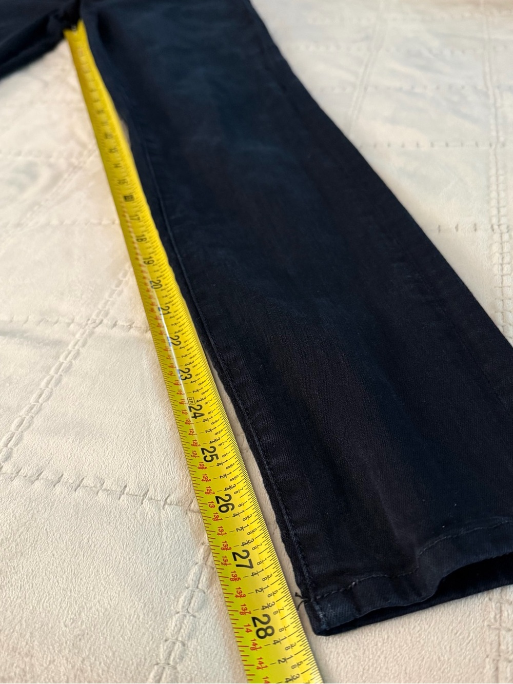 FRAME jeans Le Skinny de Jeanne size 26 Film Noir Black Stretch Skinny Made USA - Picture 4 of 10